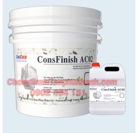 ConsFinish AC02 - Lớp Phủ Bảo Vệ Chống Thấm Và Tăng Bóng Bề Mặt